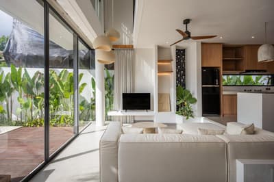 Living, Workspace, Dapur & Dining