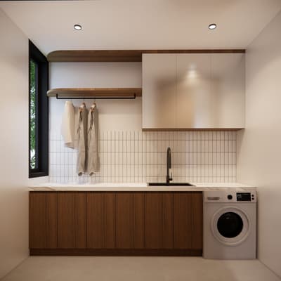 Ground Floor Powder Room & Laundry