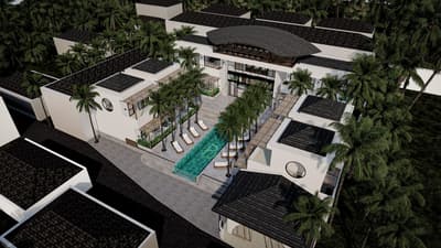 Exterior, Facade & Pool Renders