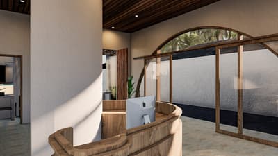Lobby & Mezzanine Renders