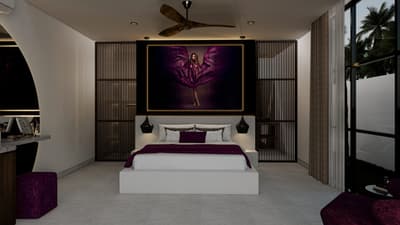 Villa A Bedrooms & Bathroom