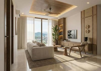 Living, Dining & Inner Garden