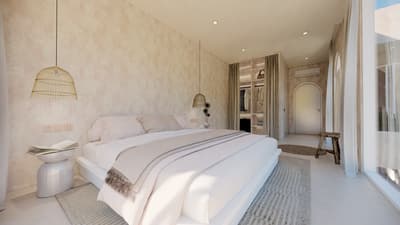 Bedroom, Wardrobe & Bathroom Access