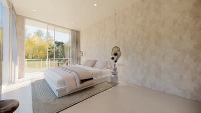 Bedroom, Wardrobe & Bathroom Access