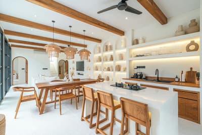 Living, Dining & Kitchen