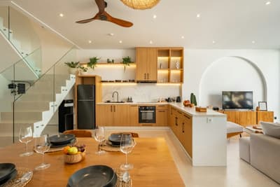 Living, Dining & Kitchen