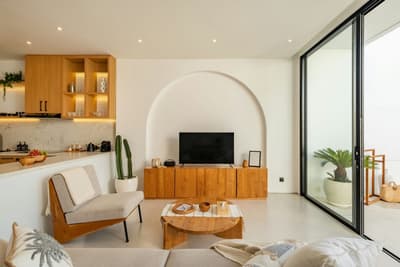 Living, Dining & Kitchen
