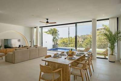 Living, Dining & Kitchen