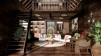 One Bedroom Exterior & Interior