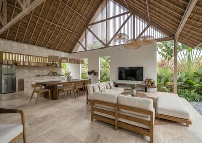 Pool, Deck & Open Living