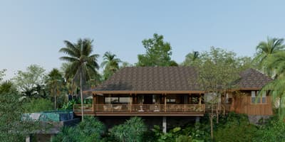 Arsitektur, Struktur Panggung & Infinity Pool