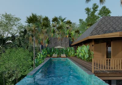 Arsitektur, Struktur Panggung & Infinity Pool