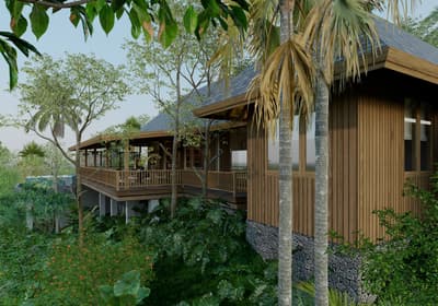 Arsitektur, Struktur Panggung & Infinity Pool