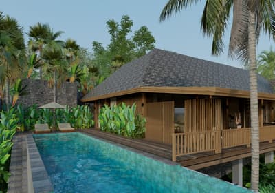Arsitektur, Struktur Panggung & Infinity Pool