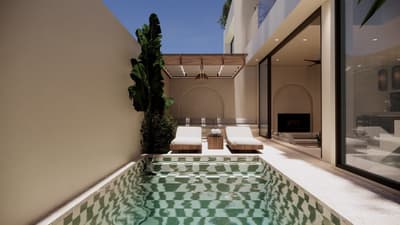 Courtyard, Pool & Daybed