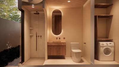 Laundry & Powder Room