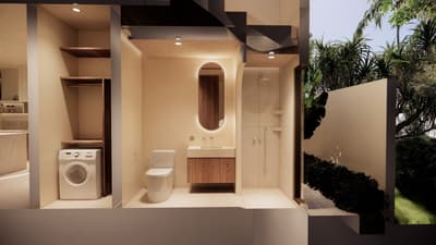 Laundry & Powder Room