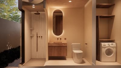 Laundry & Powder Room