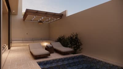 Courtyard, Pool & Daybed
